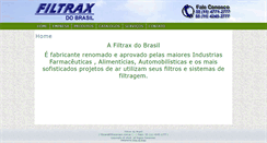 Desktop Screenshot of filtraxbrasil.com.br